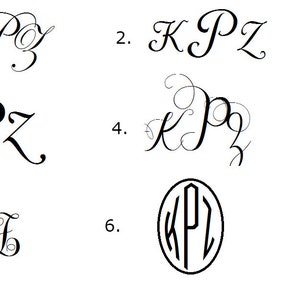 Personalize with Monogram Embroidery Names / Initials / Title image 3