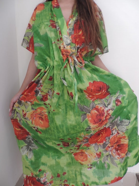 floral caftan