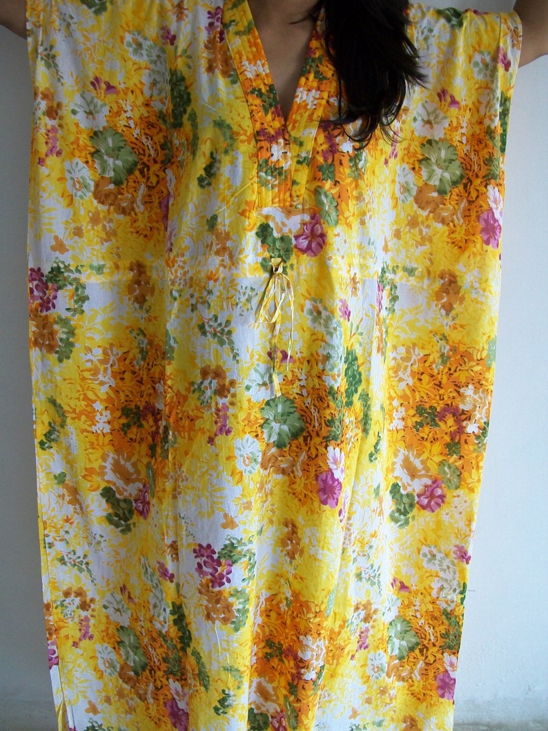 For to be Moms Best Gift for her Kaftan beach cover up Sleepwear Long Kaftan Indian Kaftan Perfect long dress Floral Kaftan Caftan