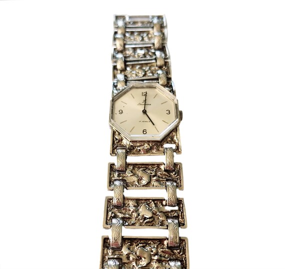 Lausanne Ladies Manual Winding 17 Jewels Watch Stainless Steel Back, Swiss Made View 2