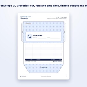 Cash Envelope & Budget Binder Printables page preview