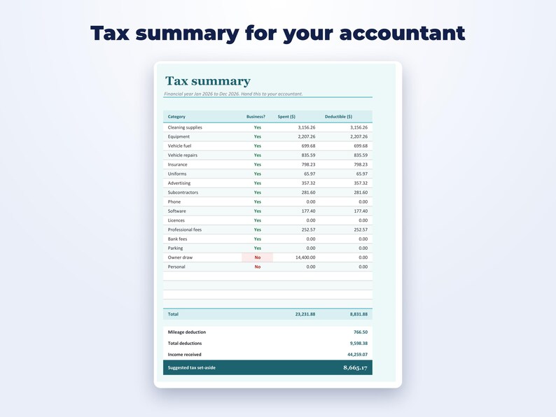 Cleaning Business Kit page preview