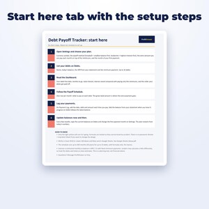 Debt Payoff Tracker page preview