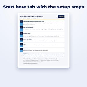 Invoice Template page preview