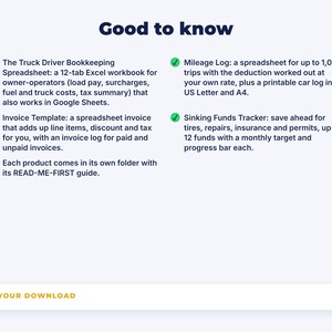 Trucker Business Kit: details