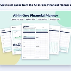All-in-One Financial Planner page preview