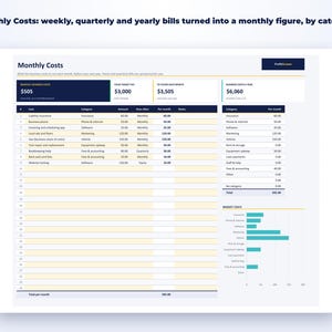 Small Business Startup Planner page preview
