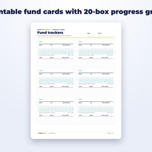 Sinking Funds Tracker page preview