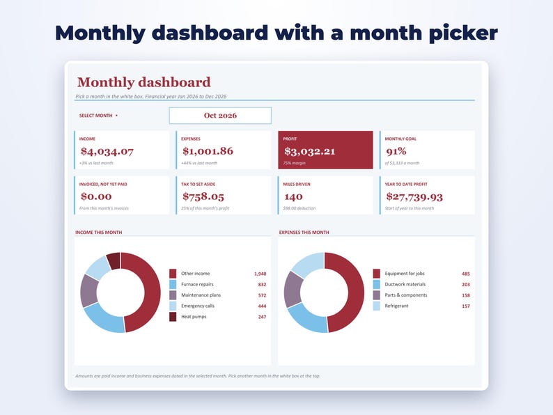 HVAC Business Kit page preview