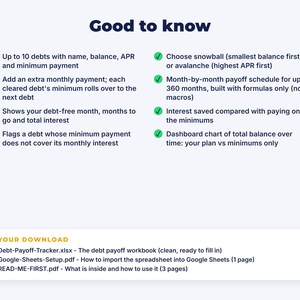 Debt Payoff Tracker: details