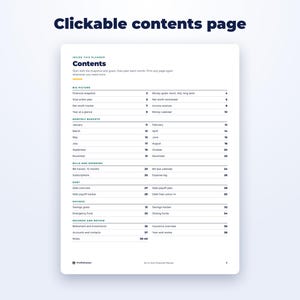 All-in-One Financial Planner page preview