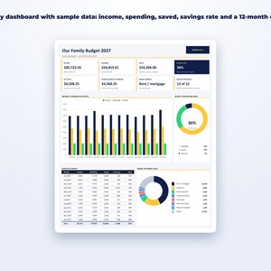 Budget Planner Spreadsheet page preview