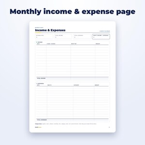 2027 Small Business Planner page preview