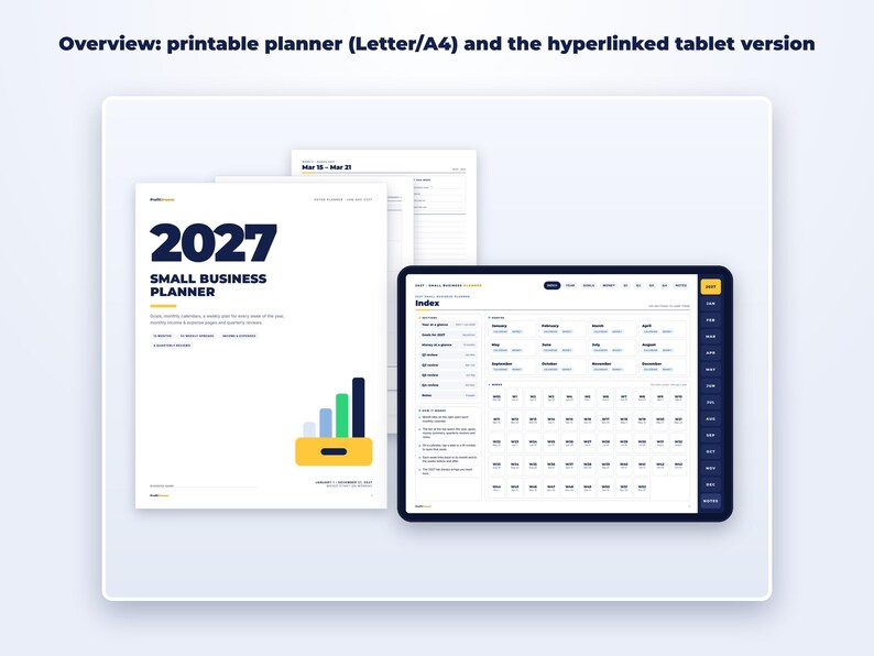 2027 Small Business Planner page preview