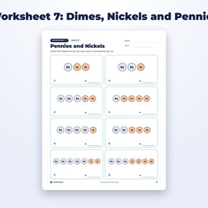 Kids Money Worksheets page preview
