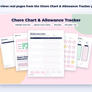 Chore Chart & Allowance Tracker page preview