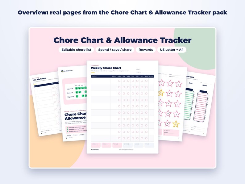 Chore Chart & Allowance Tracker page preview