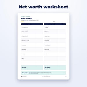 All-in-One Financial Planner page preview