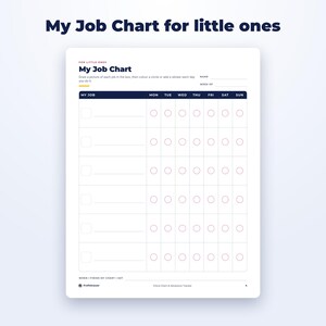 Chore Chart & Allowance Tracker page preview