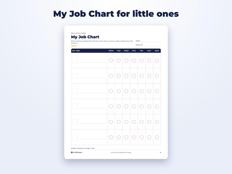 Chore Chart & Allowance Tracker page preview