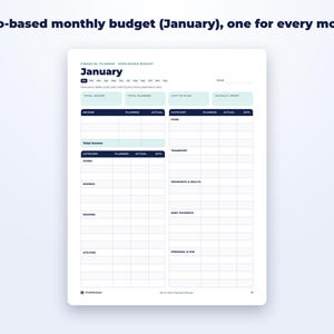 All-in-One Financial Planner page preview