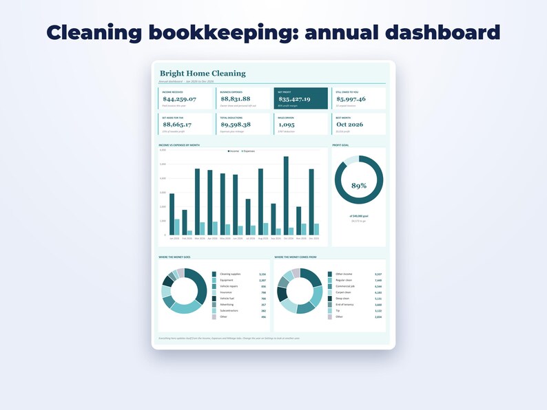Cleaning Business Kit page preview