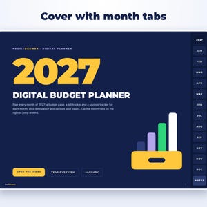 2027 Digital Budget Planner page preview