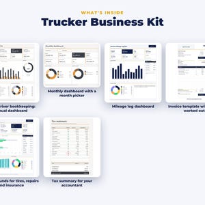Everything included in the Trucker Business Kit