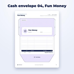 Cash Envelope & Budget Binder Printables page preview