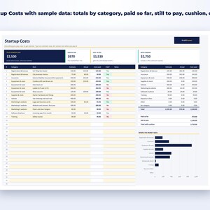 Small Business Startup Planner page preview