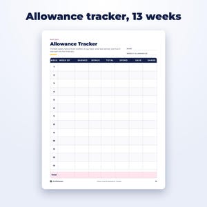 Chore Chart & Allowance Tracker page preview