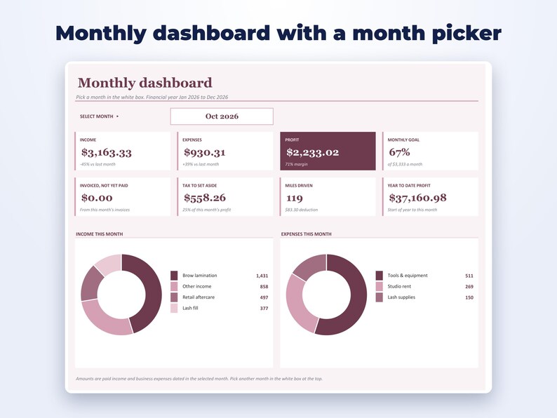 Lash Tech Business Kit page preview