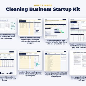 Everything included in the Cleaning Business Startup Kit