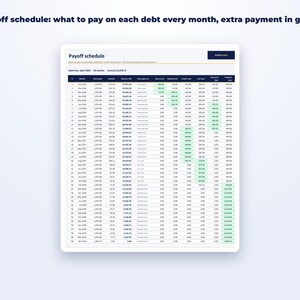 Debt Payoff Tracker page preview