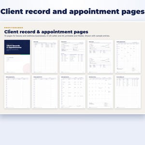 Lash Tech Business Kit page preview
