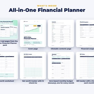 Everything included in the All-in-One Financial Planner