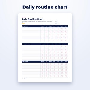 Chore Chart & Allowance Tracker page preview