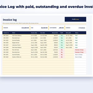Invoice Template page preview