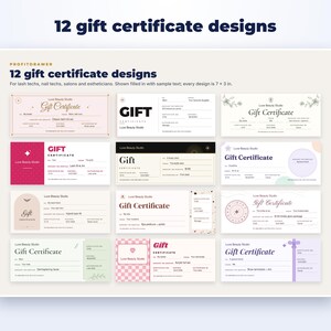 Lash Tech Business Kit page preview