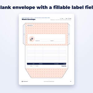 Cash Envelope & Budget Binder Printables page preview