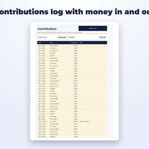 Sinking Funds Tracker page preview