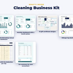 Everything included in the Cleaning Business Kit