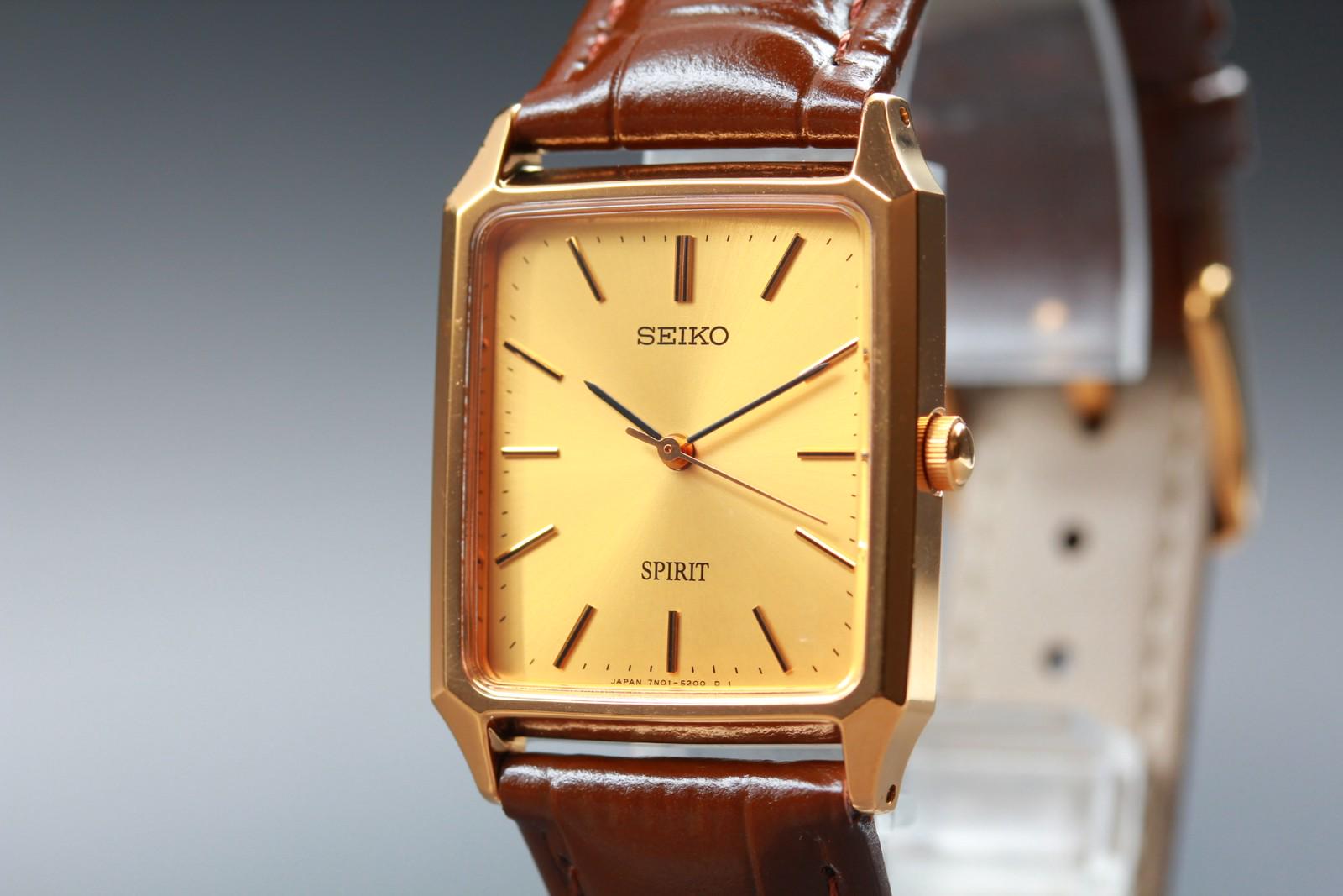 Vintage seiko tank SPRIT 1991年製 1991 Seiko Tank - Etsy