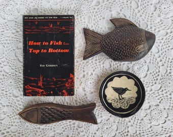 How to Fish from Top to Bottom by Sid Gordon, 1957, Gift for Dad, Father's Day