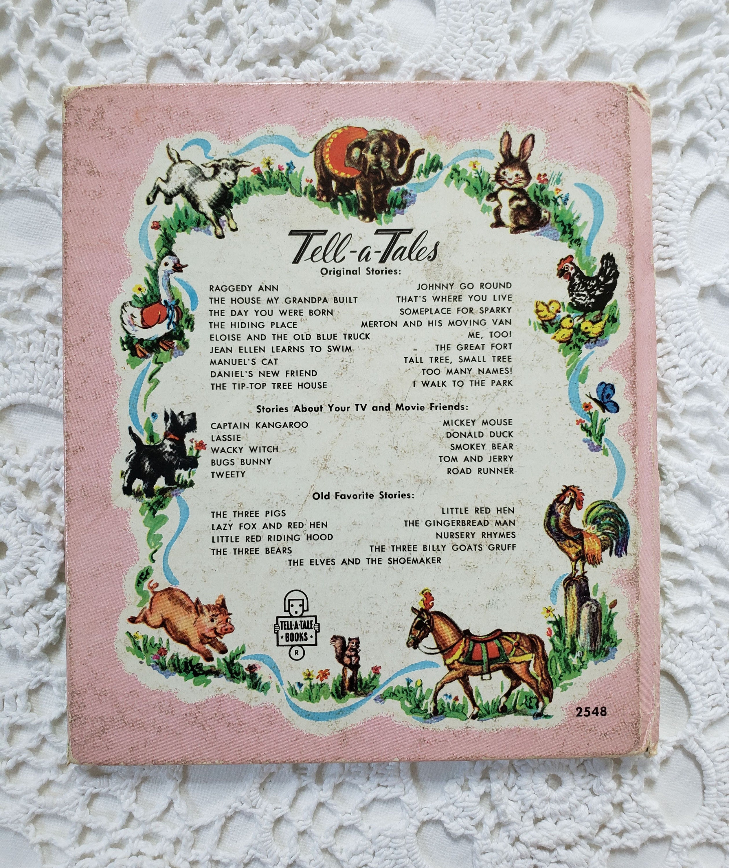 Walt Disney Lady the Tramp Collectible Children's Book, Tell