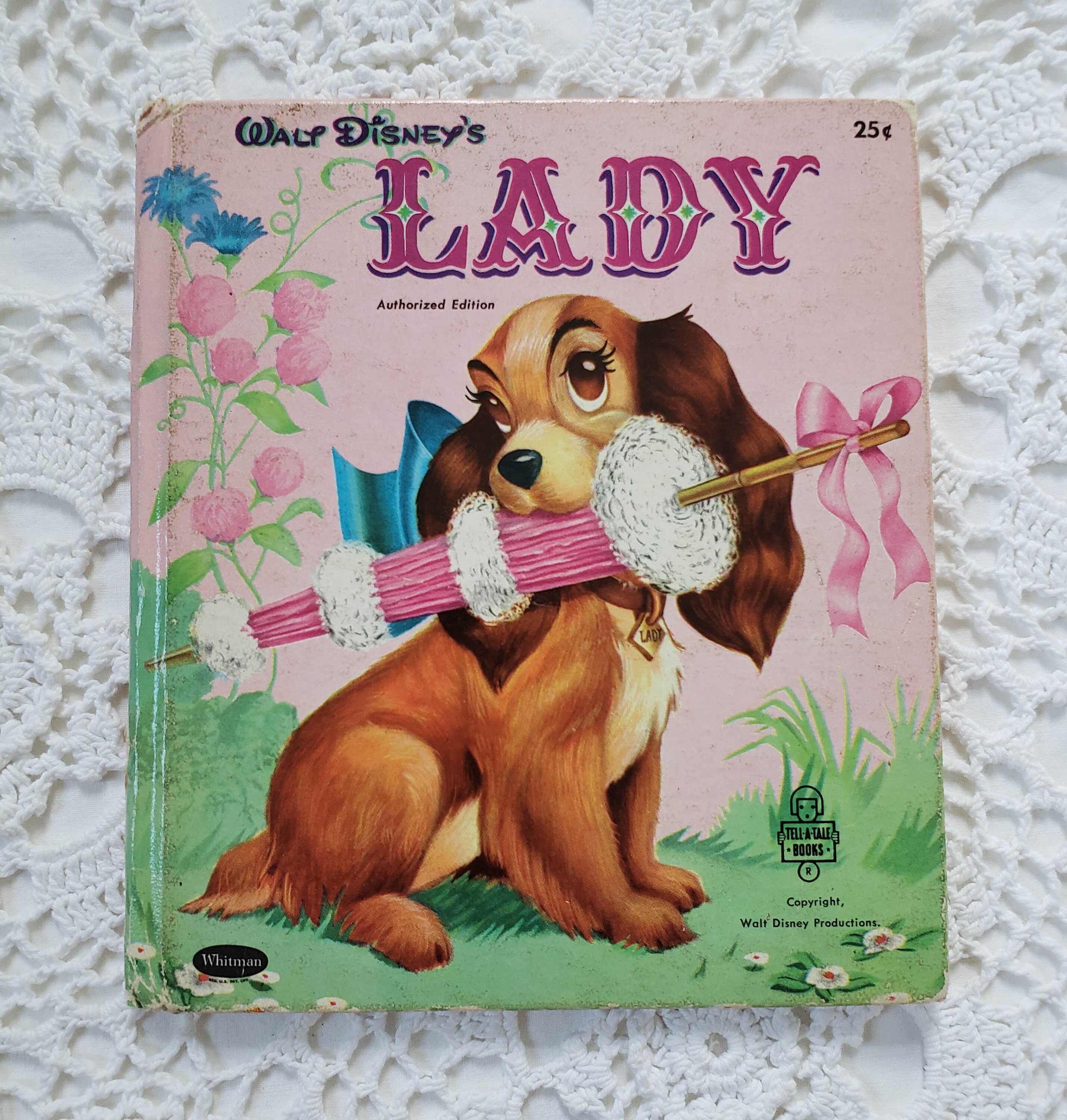 Walt Disney Lady the Tramp Collectible Children's Book, Tell