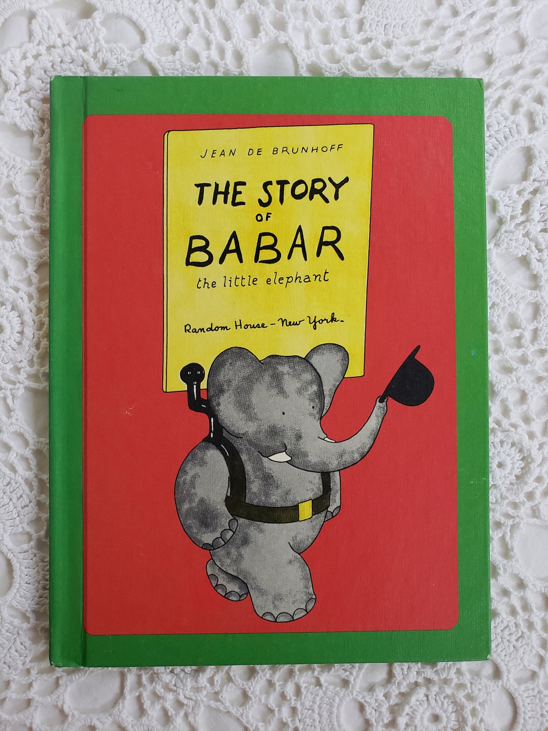 The Story of Babar, Jean De Brunhoff, 1961, French Children's Book