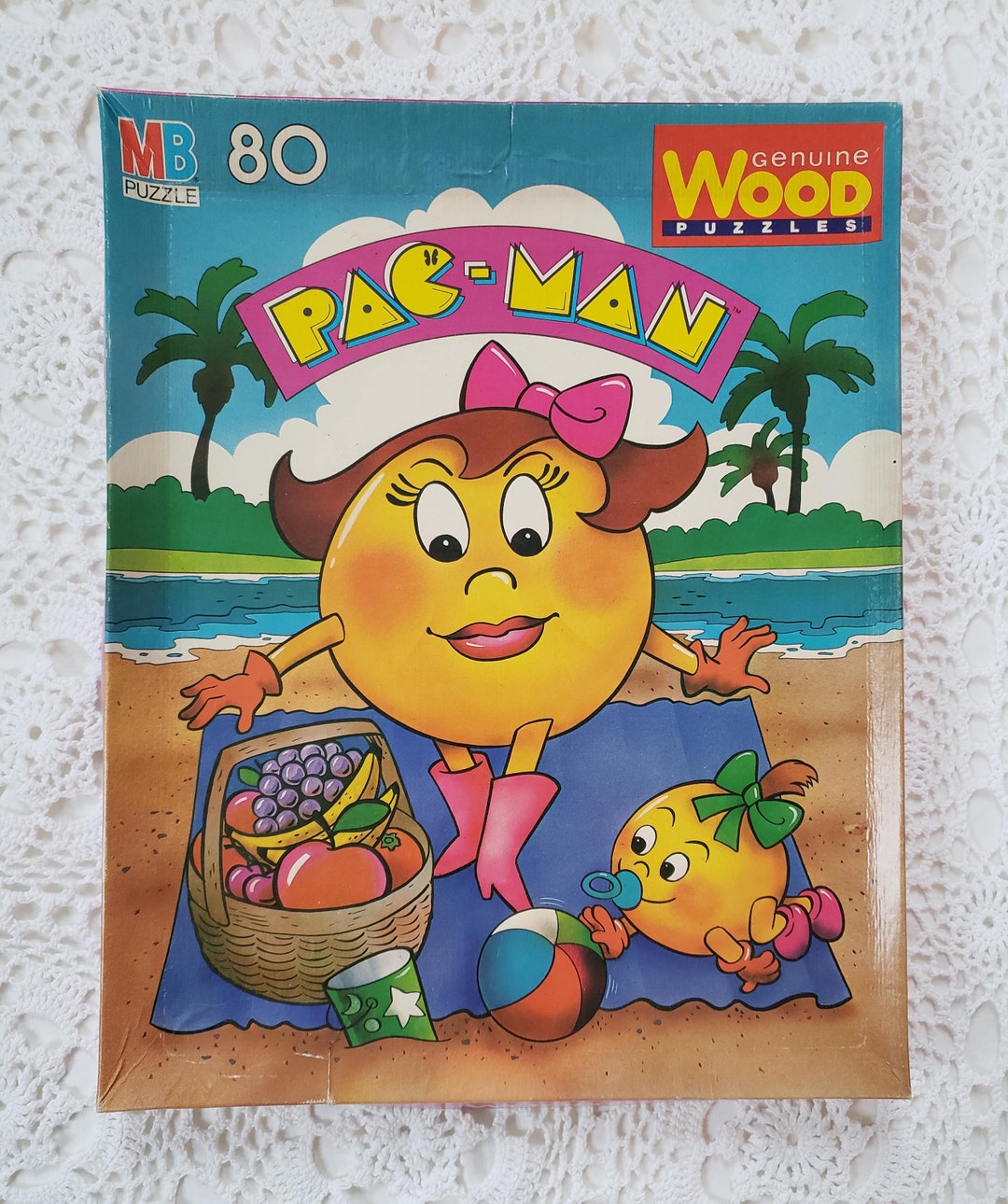 Vintage Whitman 99 piece Pac-Man Puzzle.