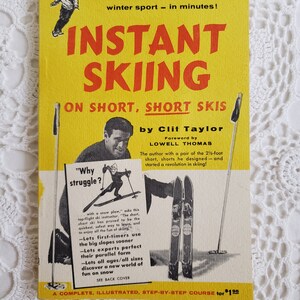 Instant Skiing How-To by Clif Taylor, 1961, Sports Memorabilia