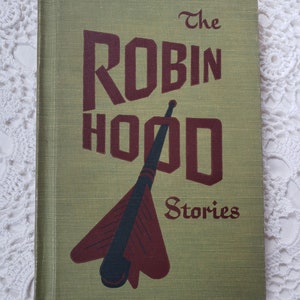 Robin Hood 1952 Junior Everyreaders, Collectible Children&#39;s Hardcover Book, English Folklore